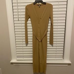 ASOS Button Knit Midi Dress